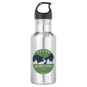 Greenbrier River Trail Stainless Steel Water Bottle