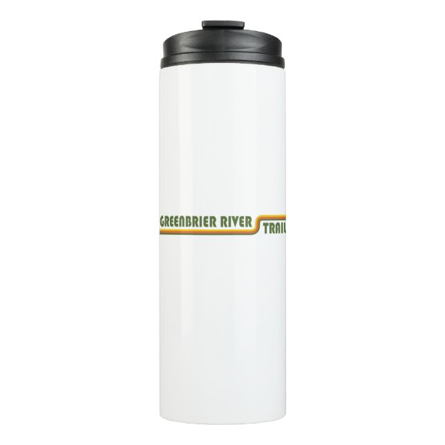 Greenbrier River Trail Thermal Tumbler (Front)