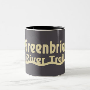 Greenbrier River Trail Two-Tone Coffee Mug
