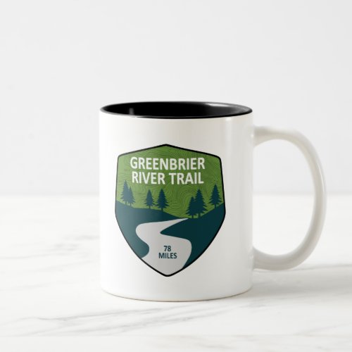 Greenbrier River Trail Two_Tone Coffee Mug