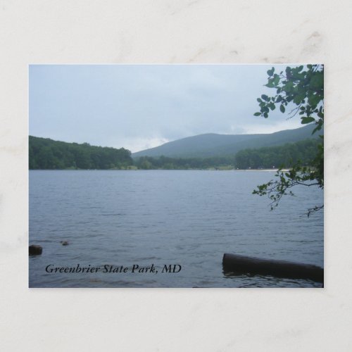 Greenbrier State Park MD Postcard