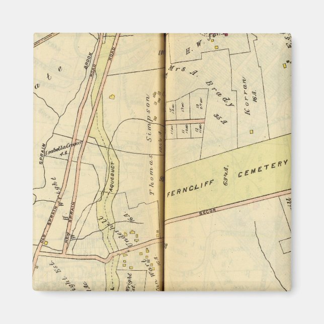 Greenburg, New York 4 Magnet (Front)