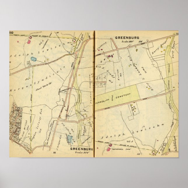 Greenburg, New York 4 Poster (Front)