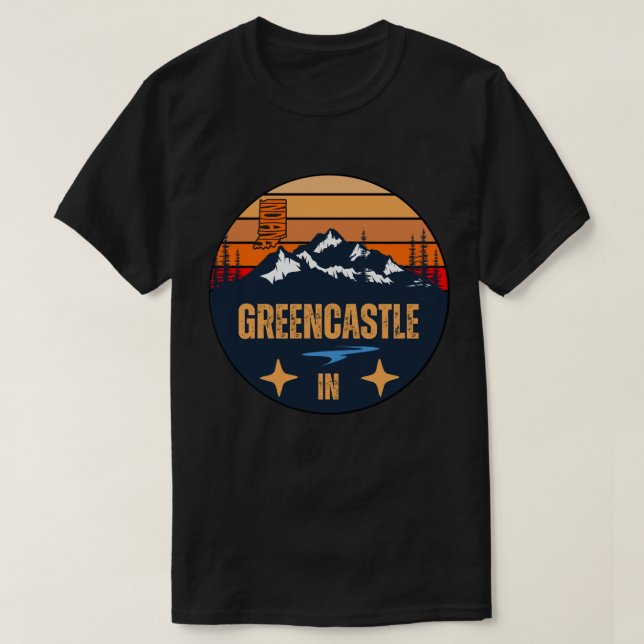 Greencastle, Indiana T-Shirt (Design Front)