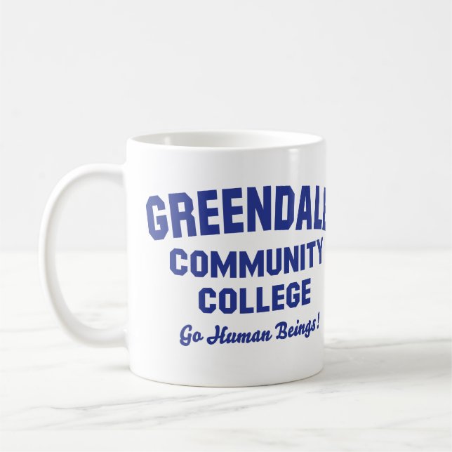 Greendale Community College Mug (Left)