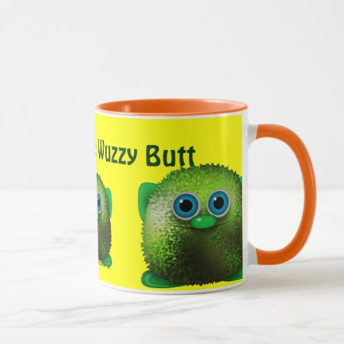 Greendle the Cuddly Wuzzy_Butt Drinking Mug