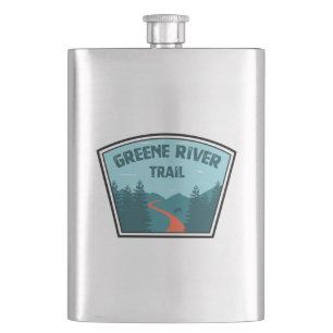 Greene River Trail Pennsylvania Flask