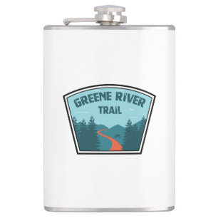 Greene River Trail Pennsylvania Flask