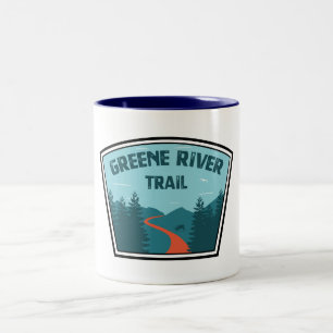 Greene River Trail Pennsylvania Two-Tone Coffee Mug