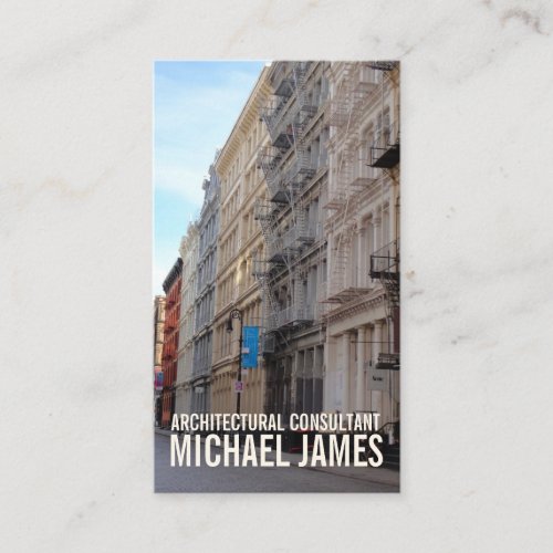 Greene Street SoHo Architecture New York City NYC Business Card