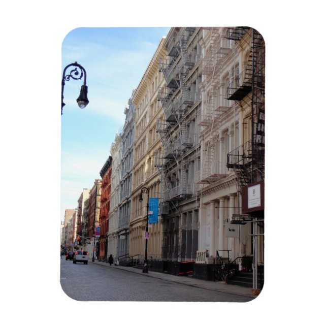 Greene Street SoHo Cast Iron Architecture New York Magnet (Vertical)