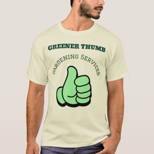 Greener Thumb Gardening Service T_Shirt