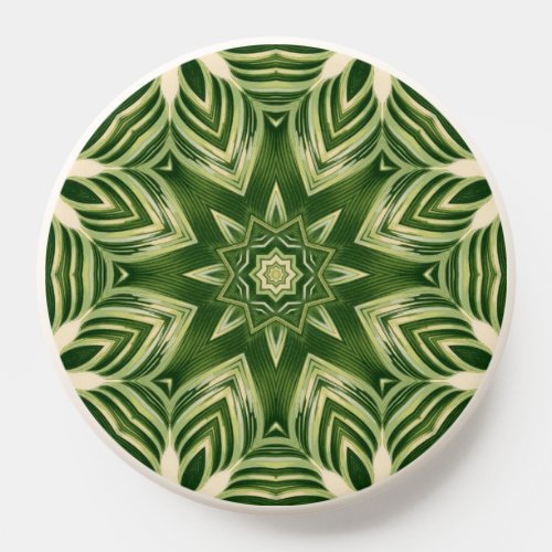 greenery abstract botanical tropical palm leaves PopSocket