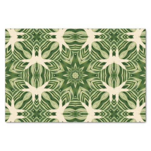 greenery abstract botanical tropical palm leaves tissue paper