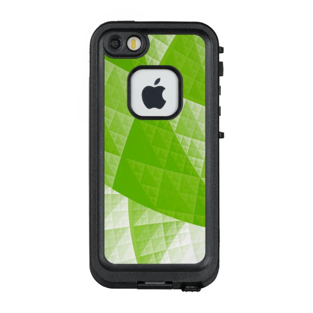 Greenery abstract pattern LifeProof iPhone case (Back)