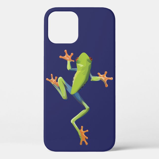 Greenery Amphibian Tree-Frog Case-Mate iPhone Case (Back)