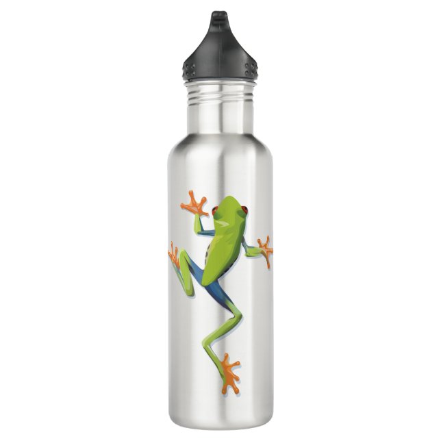 Greenery Amphibian Tree-Frog  Stainless Steel Water Bottle (Right)