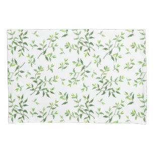Greenery and Organic Pattern Pillow Case