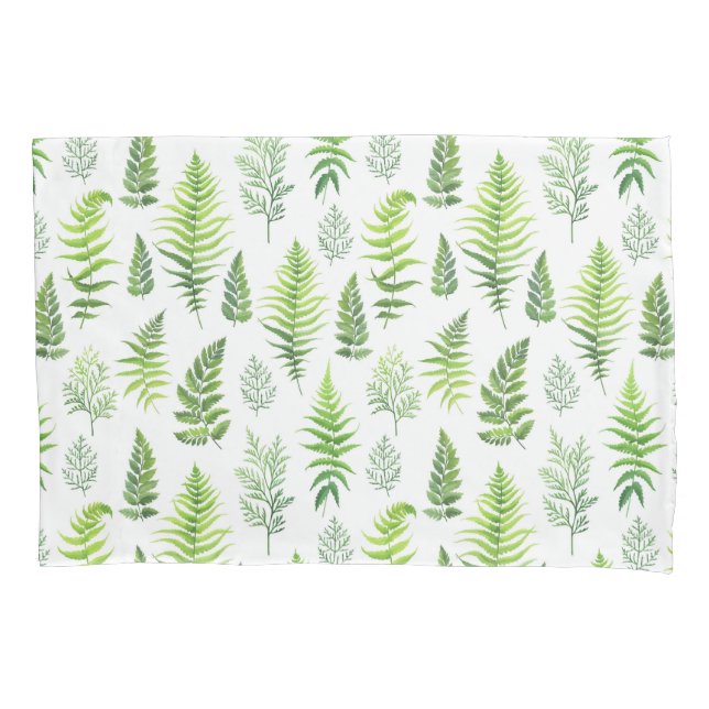 Greenery and Organic Pattern Pillow Case (Front)