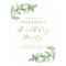 Greenery and White Flowers Birthday Party Welcome