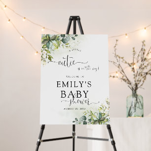 Greenery Baby Shower Foam Board