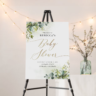 Greenery Baby Shower Foam Board