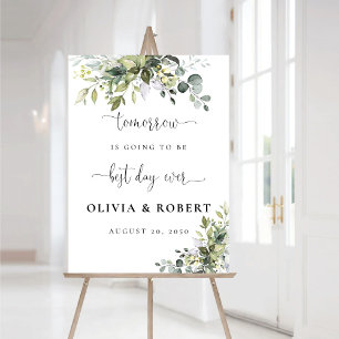 Greenery Best Day Ever Foam Board