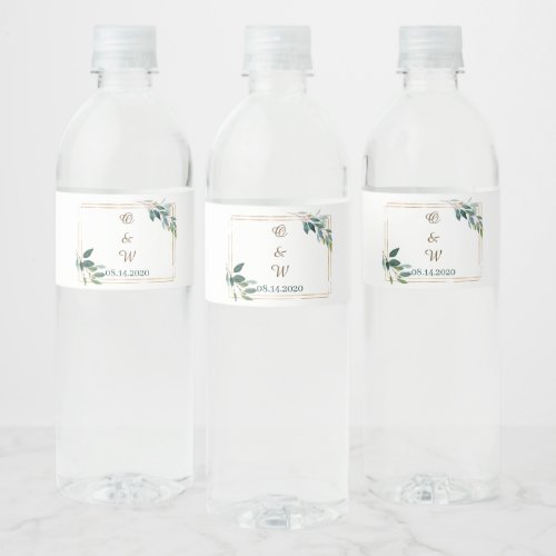 Greenery Beverage Label Set