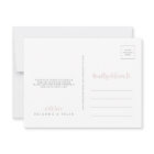 Greenery Boho Wildflower Thank You Postcard