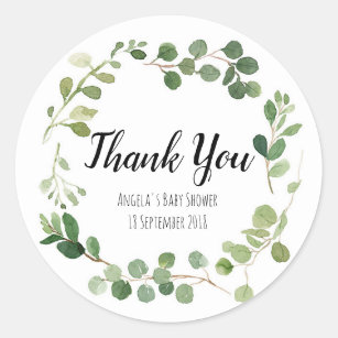 Thank You Stickers | Zazzle