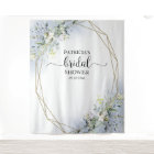 Greenery Bridal Shower Backdrop Photo Prop