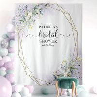Greenery Bridal Shower Backdrop Photo Prop