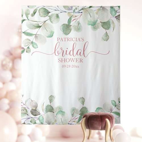 Greenery Bridal Shower Backdrop Photo Prop