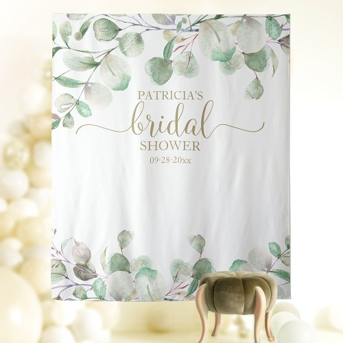 Greenery Bridal Shower Backdrop Photo Prop