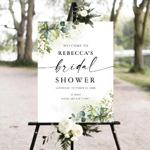 Greenery Bridal Shower Foam Board