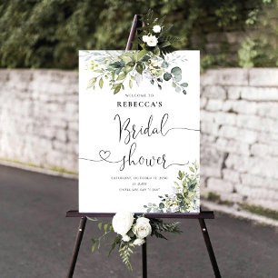 Greenery Bridal Shower Foam Board