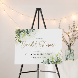 Greenery Bridal Shower Foam Board