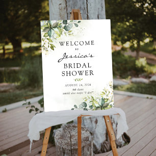 Greenery Bridal Shower Foam Boards