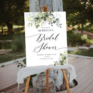 Greenery Bridal Shower Foam Boards