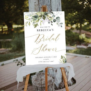 Greenery Bridal Shower Foam Boards