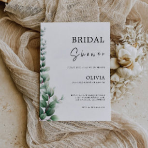 Greenery Bridal Shower Invitation