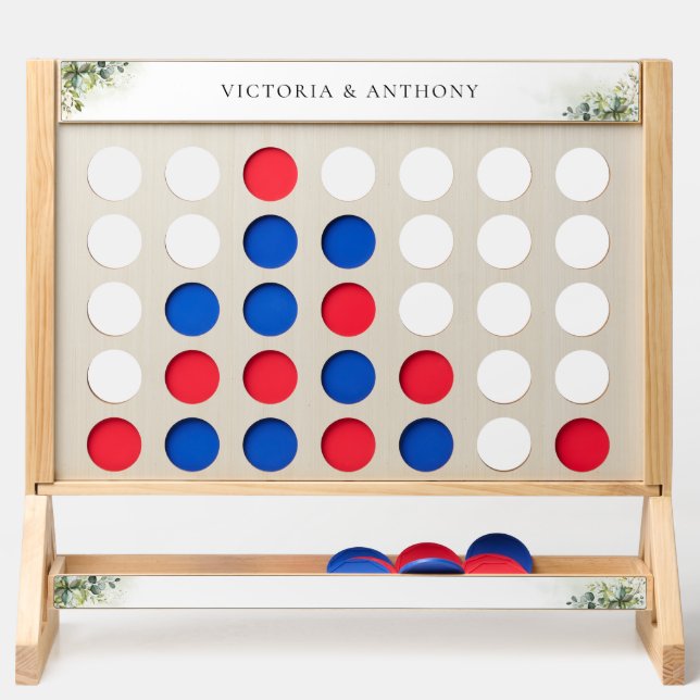 Greenery Bridal Shower Jumbo Fast Four (Front)