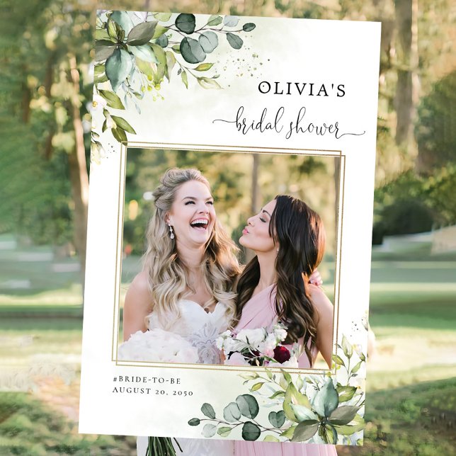 Greenery Bridal Shower Photo Prop Foam Board (Creator Uploaded)