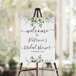 Greenery Bridal Shower Welcome Sign Foam Board<br><div class="desc">A greenery eucalyptus welcome sign for a bridal shower. Easy to personalize with your details. Great for greenery or garden-themed bridal shower. Please get in touch with me via chat if you have questions about the artwork or need customization. PLEASE NOTE: For assistance on orders, shipping, product information, etc., contact...</div>