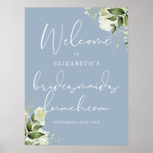 Greenery Bridesmaids Luncheon Welcome Sign