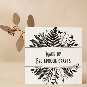 Greenery butterflies  self-inking stamp