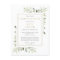 Greenery Celebration of Life Photo Invitation