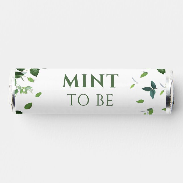 Greenery Couples Shower Breath Savers® Mints (Front)