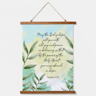 Greenery Decorative Bible verse Wall Hanging Tapestry
