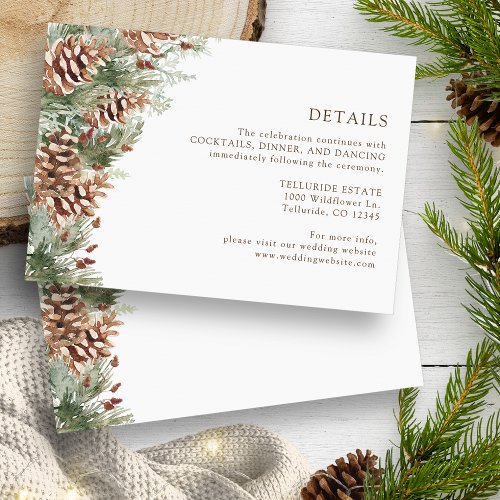 Greenery Details Enclosure Card